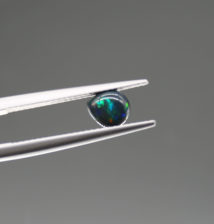 Ethiopian Black Opal, Cabochon, 0.59 ct